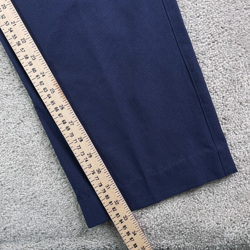 Under Armour Pants Men 38x33 Blue Airvent Pleated Performance Golf Stretch Chino